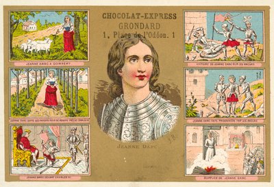 ジャンヌダルクと彼女の人生のシーン 作： French School